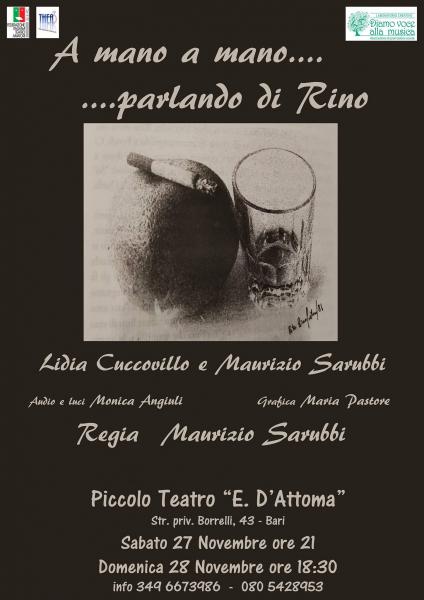 "A mano a mano..parlando di Rino"..Rino Gaetano incontra Van Gogh