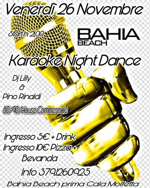 KARAOKE NIGHT DANCE