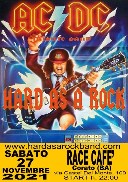 AC/DC tribute night con...gli Hard as a Rock