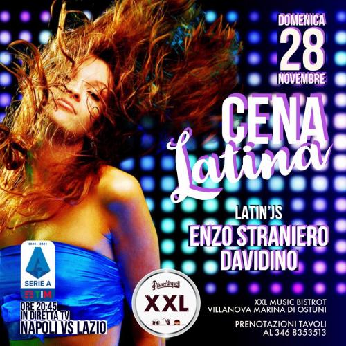 Cena Latina con Enzo Straniero e Davindino