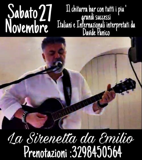 Chitarra bar e Cena a base di mare