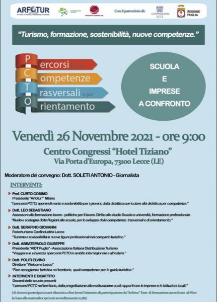 Turismo, formazione, sostenibilità, nuove competenze: i percorsi PCTO, Scuola e imprese a confronto