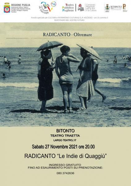 Radicanto "Le indie di quaggiù"