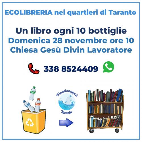 Ecolibreria in tour al rione Tamburi