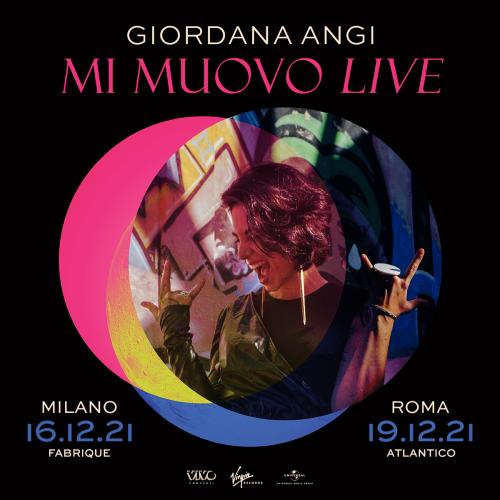 Giordana Angi torna live a Roma