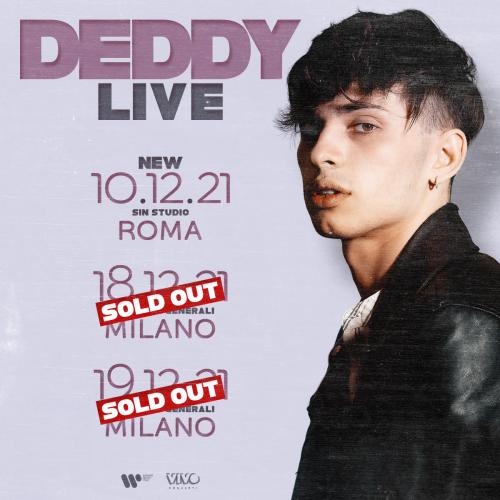 Deddy: la nuova data di Roma