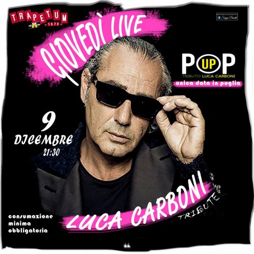 POP UP - Tributo Luca Carboni - live a Bisceglie Trapetum