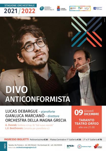 LUCAS DEBARGUE e l'Orchestra della Magna Grecia