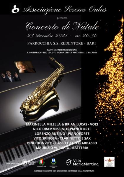CONCERTO DI NATALE  2021 - ASSOCIAZIONE SERENA ONLUS