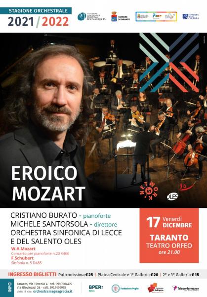 EROICO MOZART  - Cristiano Burato e l'Orchestra Sinfonica di Lecce e del Salento