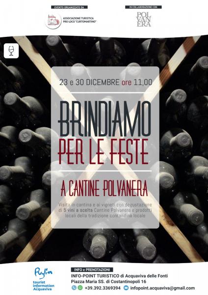 Aperitivo: Brindiamo per le Feste a Cantine Polvanera