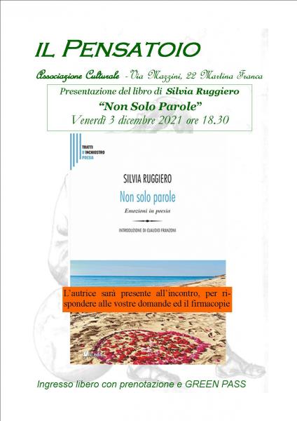 Presentazione del libro "Non solo parole" di Silvia Ruggiero