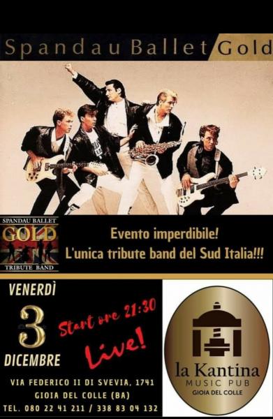 Gold - Spandau Ballet tribute band