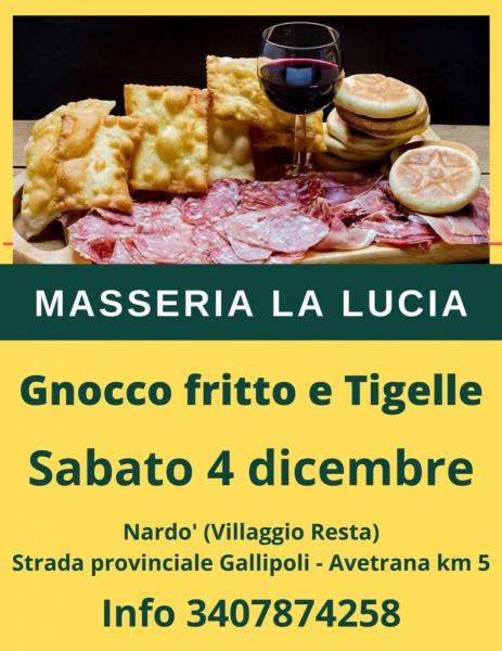 Un sabato appetitoso alla Masseria La Lucia