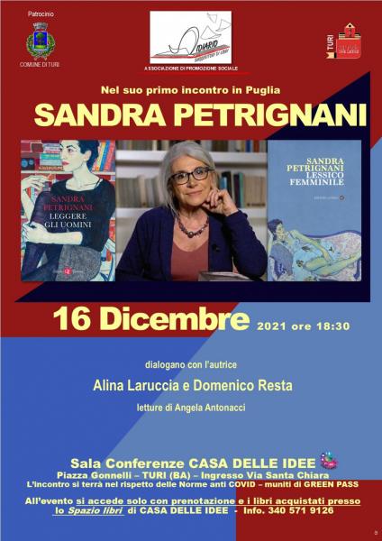 Incontro d'Autrice : Sandra Petrignani