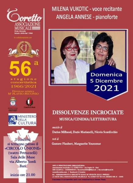 Evento 56^ Stagione Concertistica della storica Ass. ENTE MORALE "IL CORETTO" di Bari