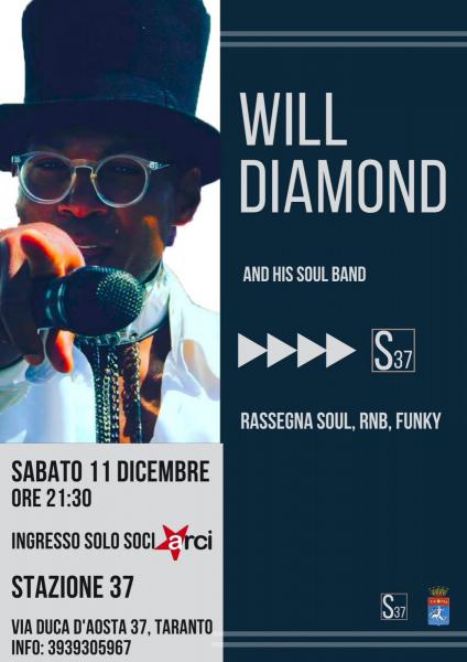 Rassegna Soul/Motown: Will Diamond
