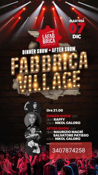 La Fabbrica Village al martedì della Fabbrica