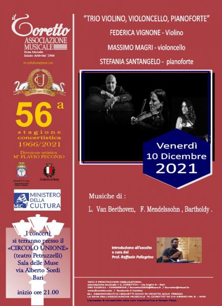 EVENTO 56^ STAGIONE CONCERTISTICA DE "IL CORETTO " BARI