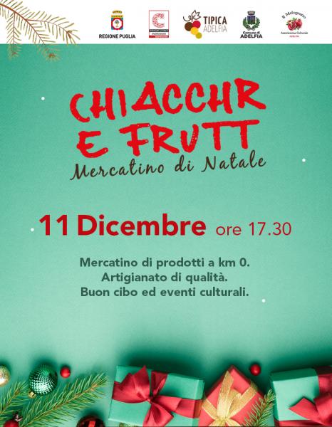 "Chiacchr e Frutt" Mercatino di Natale