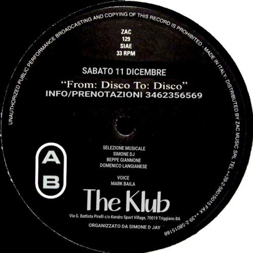 FROM DISCO TO DISCO