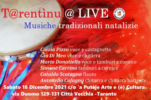 T@RENTÌNUL@ LIVE -  musiche tradizionali natalizie