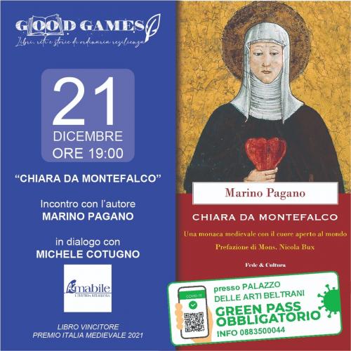 GOOD GAMES: Presentazione del libro “Chiara da Montefalco” di Marino Pagano