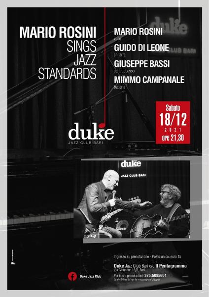 "Mario Rosini sings jazz Standards"