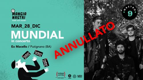 **ANNULLATO** - Il Mangianastri: MUNDIAL in concerto