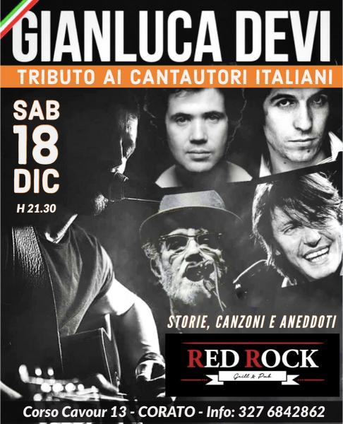Tributo in Acustico ai Grandi Cantautori Italiani! Lucio Battisti, Rino Gaetano, De Gregori, Bennato, De Andrè etc.. @ Red Rock (Corato)