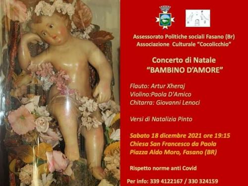 Concerto di Natale " BAMBINO D'AMORE"