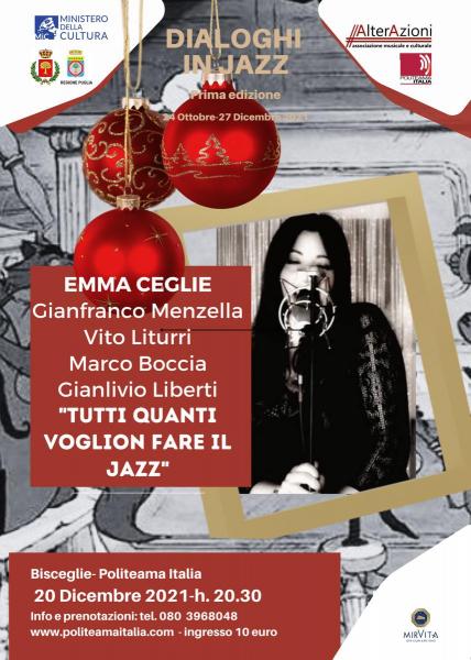 "Jazz & Cartoons" per  "Dialoghi in jazz" con Emma Ceglie Quintet