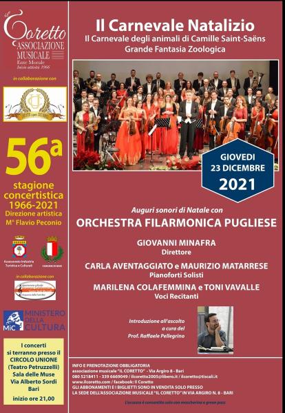 GRANDE EVENTO DI NATALE per la 56^ STAGIONE CONCERTISTICA de "IL CORETTO"