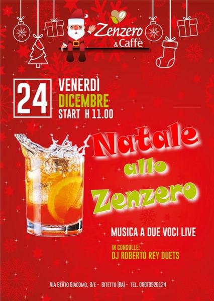 A ZENZERO & CAFFE' APERITIVO IN MUSICA CON DJ ROBERTO REY DUETS LIVE