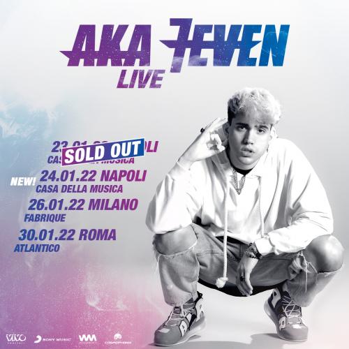 Aka 7even live a Napoli