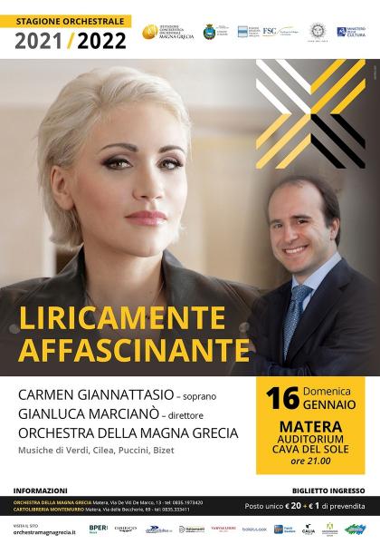 LIRICAMENTE AFFASCINANTE - Carmen Giannattasio e l'Orchestra della Magna Grecia