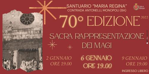 70° edizione Sacra Rappresentazione dei Magi