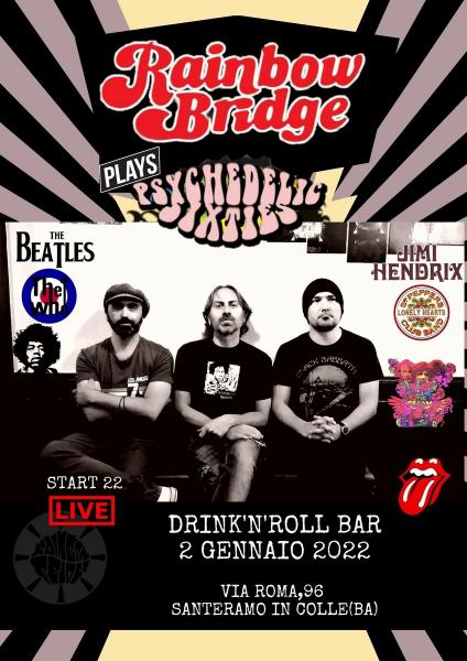Rainbow Bridge Plays Psychedelic Sixties at Drink'n'Roll Bar