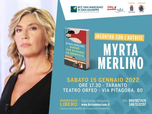 Incontro con l'autrice Myrta Merlino