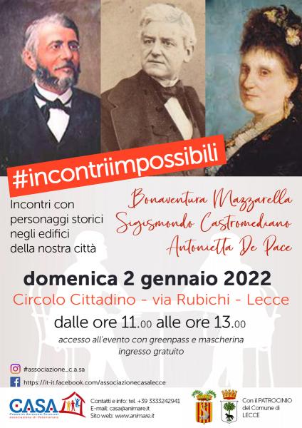Incontri impossibili al Circolo Cittadino