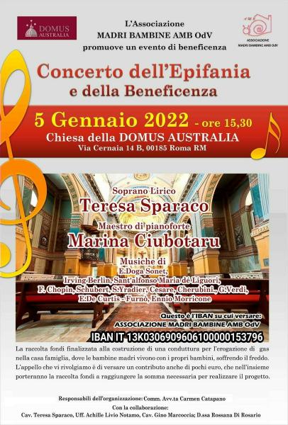 Concerto dell'Epifania e della Beneficenza