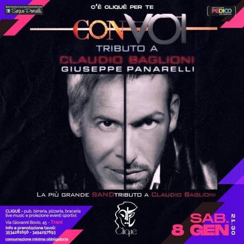 CON VOI Tributo A Baglioni live a Trani Cliquè