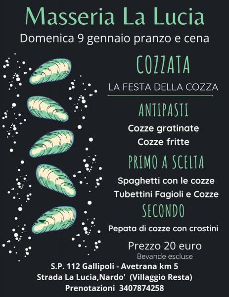 La Festa della cozza alla Masseria la Lucia di Nardò