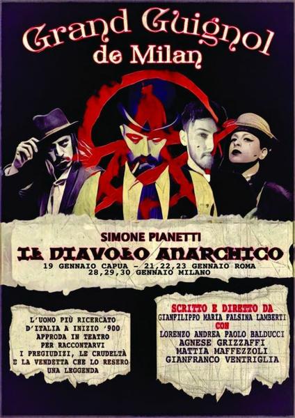 Al Ricciardi debutta "Il diavolo anarchico" con l'attore capuano Gianfranco Ventriglia