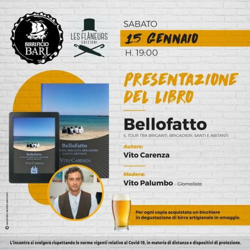 Presentazione del libro BELLOFATTO di Vito Carenza