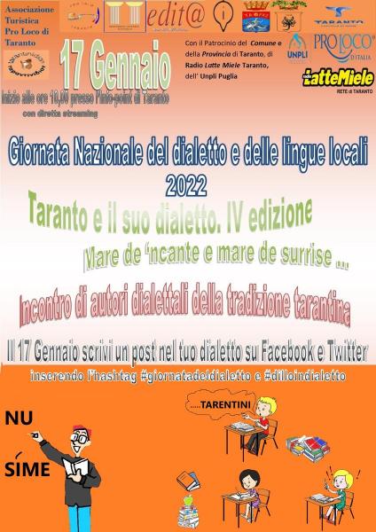 Giornata Nazionale del dialetto e delle lingue locali. Taranto e il suo dialetto. IV edizione