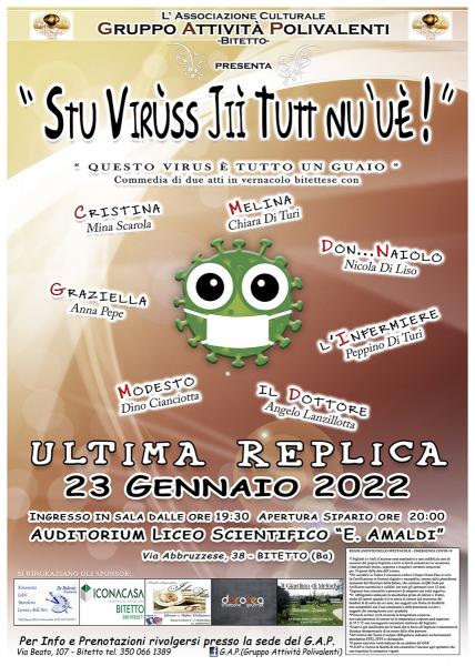 “ Stu Virùss Jiì Tutt nu‘uè ! ”