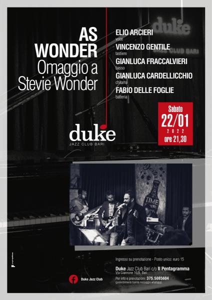 “As Wonder - Omaggio a Stevie Wonder”