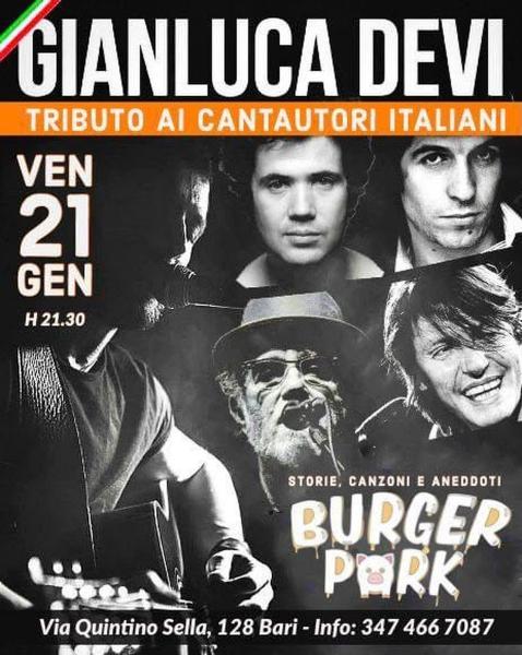 Grande Tributo ai Cantautori Italiani live! @ Burgerpork Bari