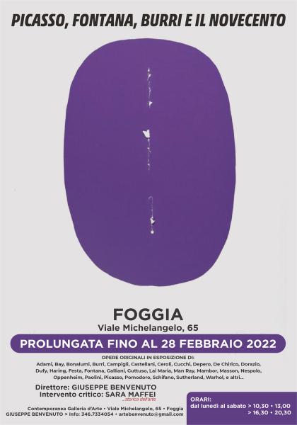 PICASSO, FONTANA, BURRI E IL NOVECENTO